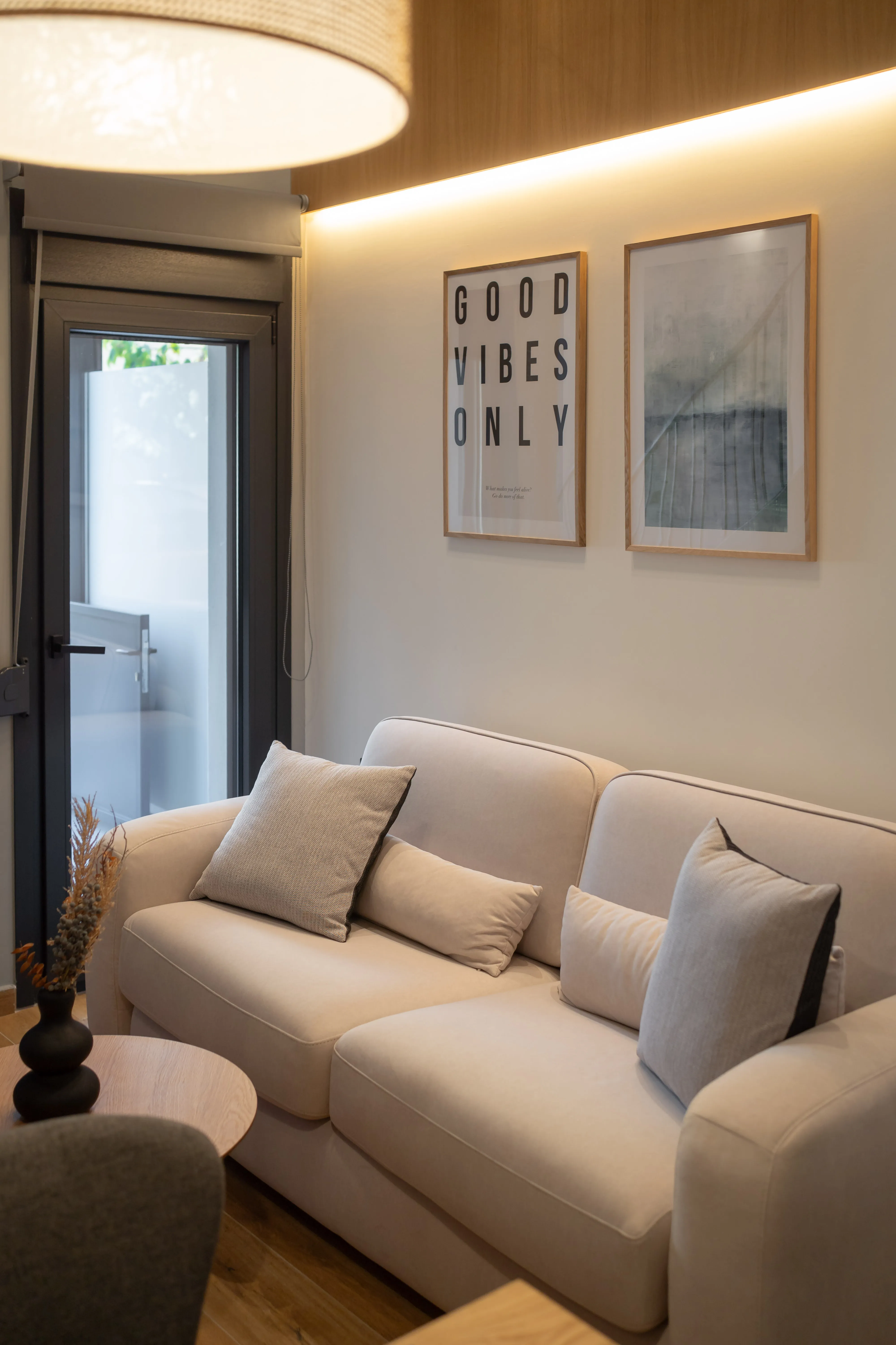 Modern living room with Mediterranean design, Ground Living Volos