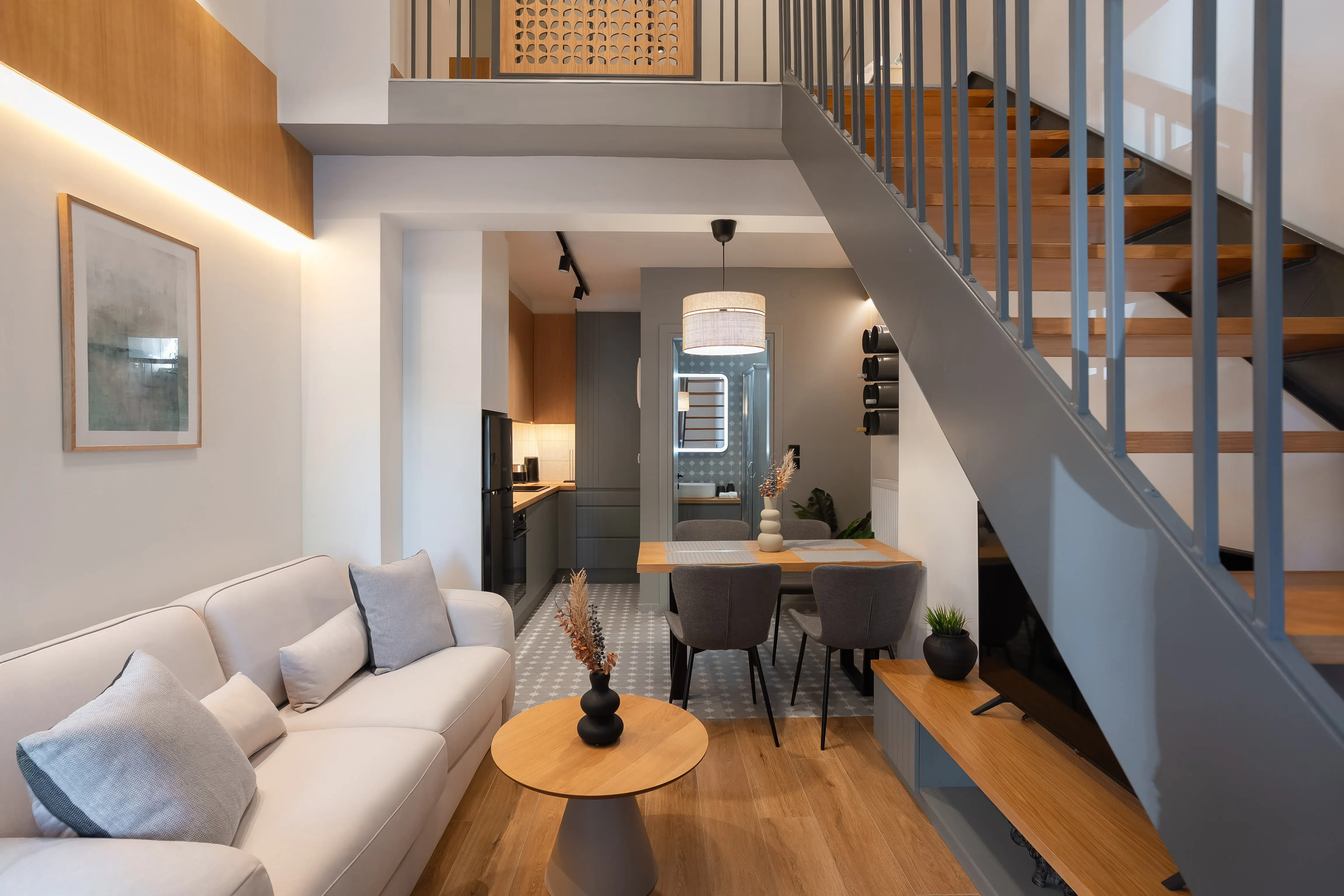 Ground Living Apartments interior overview, Volos Greece