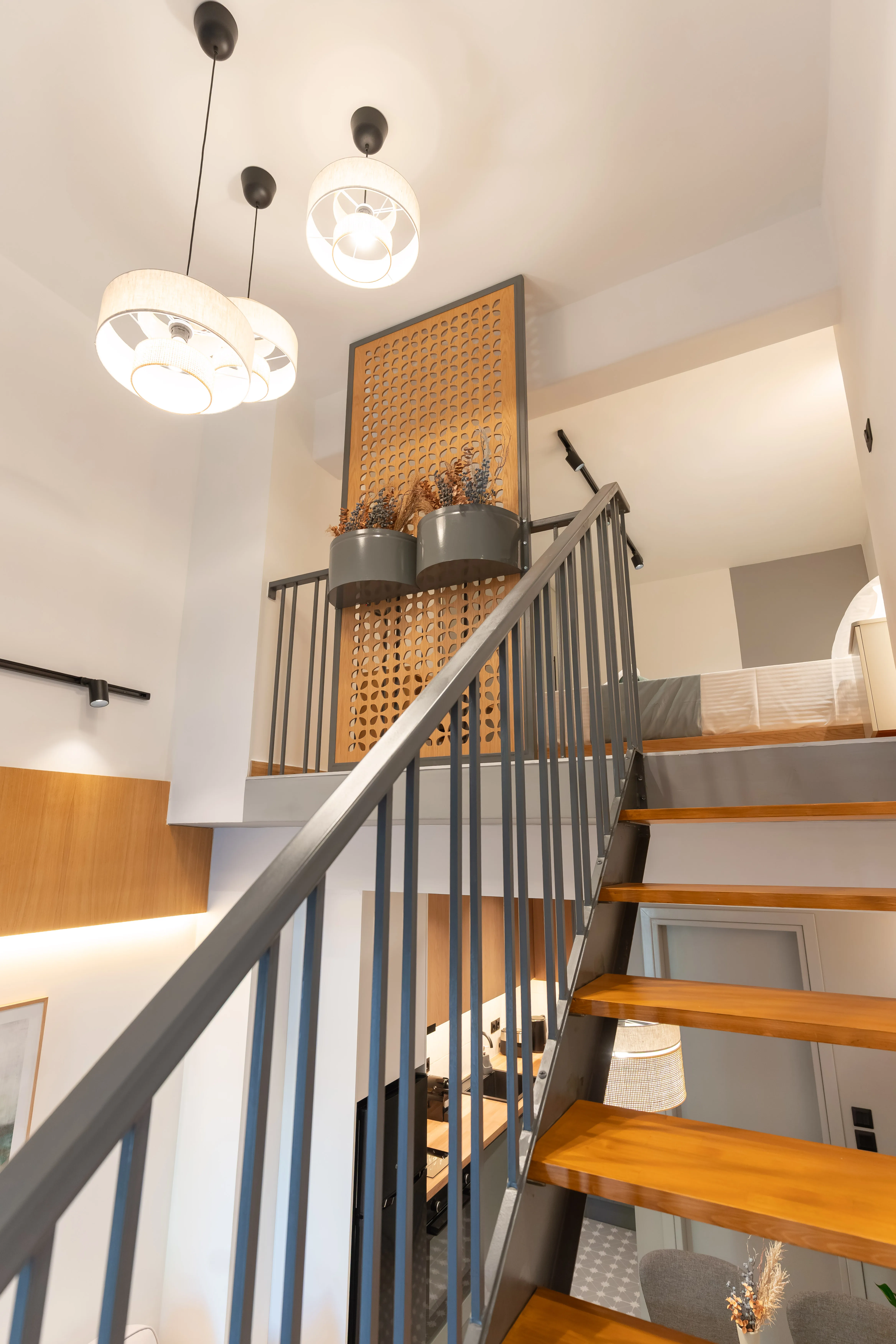 Interior stairs, Ground Living Apartments Volos
